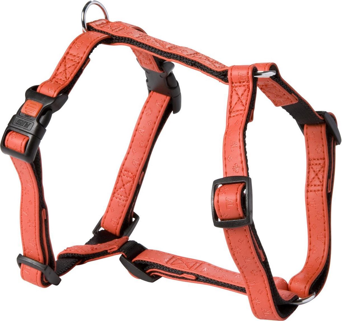 Ploeg Harnas Artleder 15mm Rood 35-50 cm