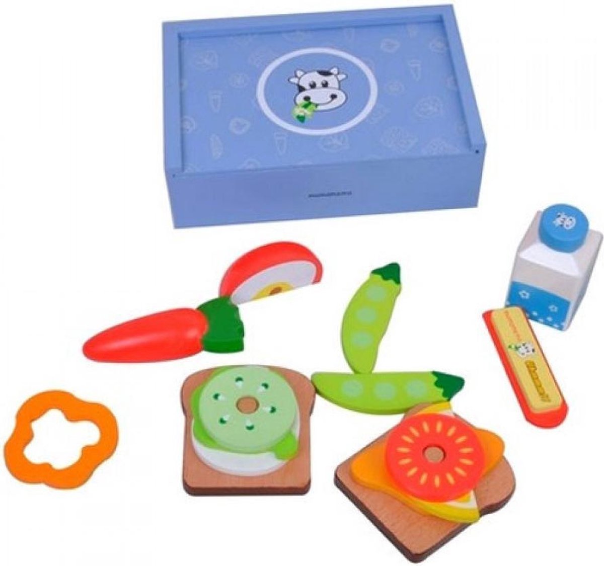 Mama Memo Lunchbox Hout 17 X 11 X 5