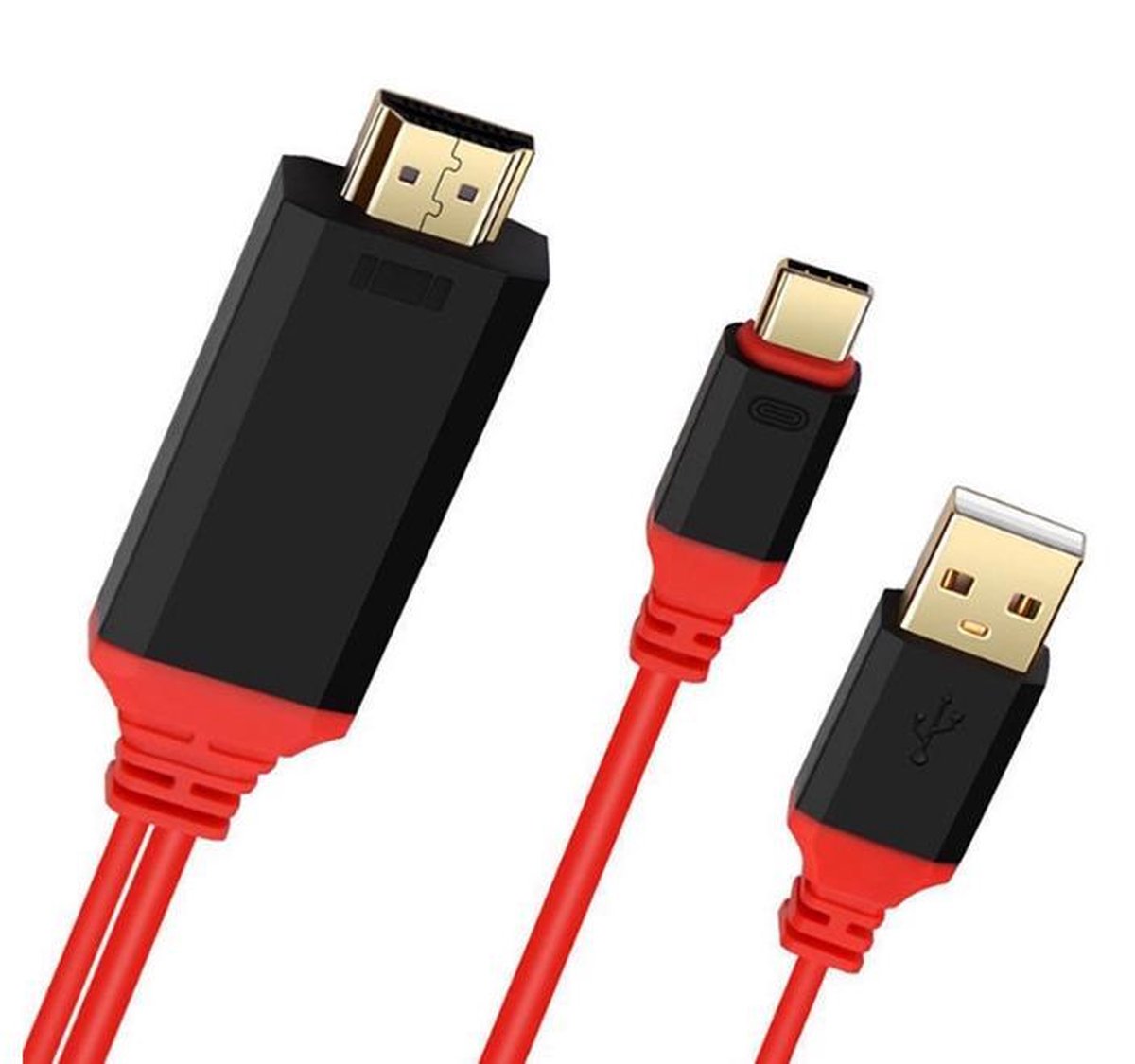 NÖRDIC HDTV USB-C naar HDMI Adapterkabel 