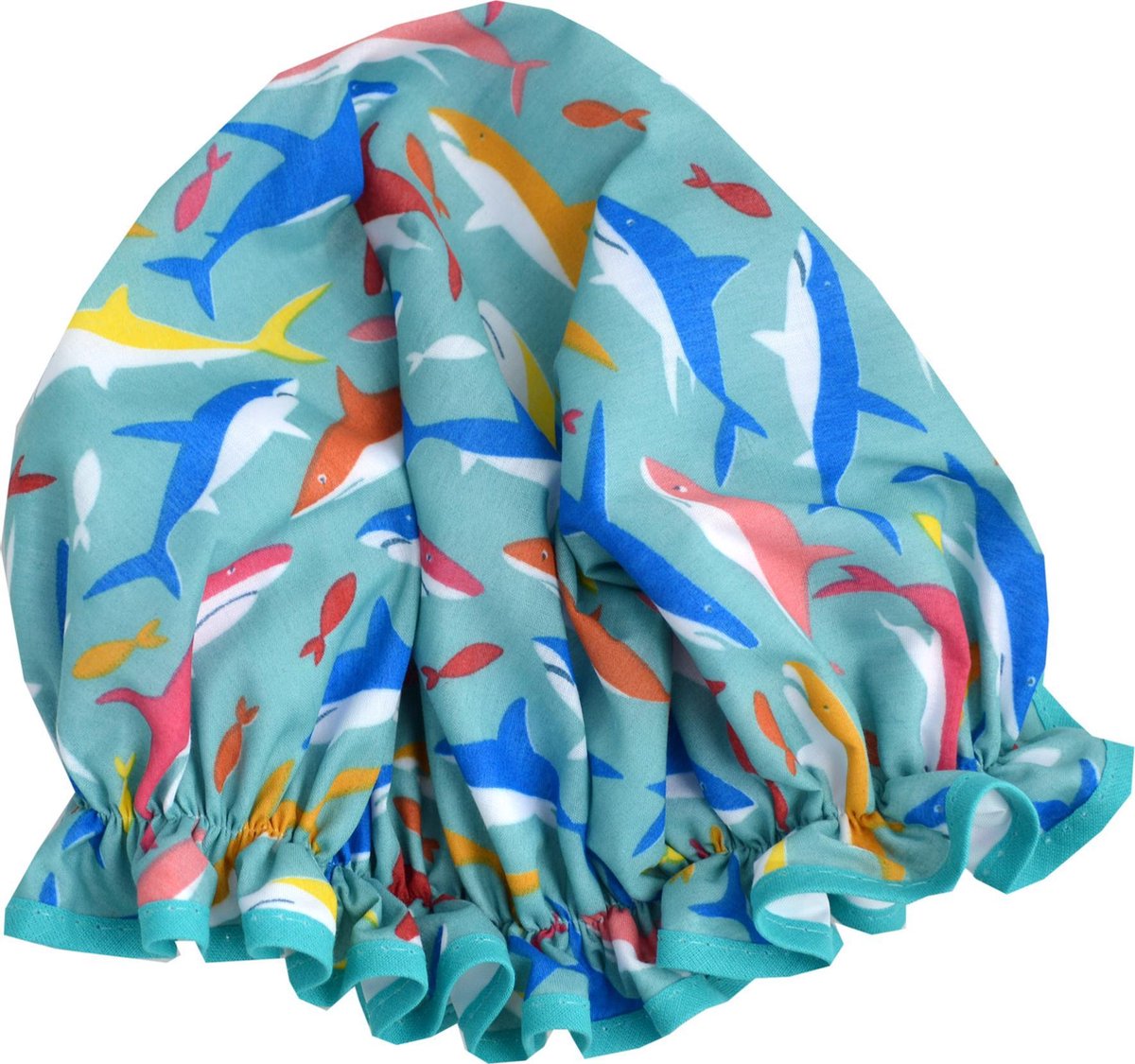 Vagabond Traditionele Engelse Douchemuts - Dolphins Blue