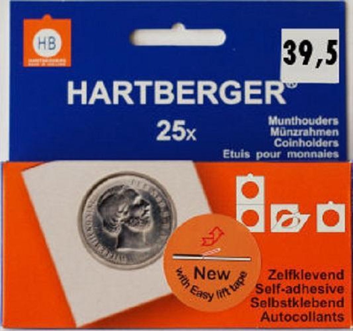 Hartberger Munthouders zelfklevend 39