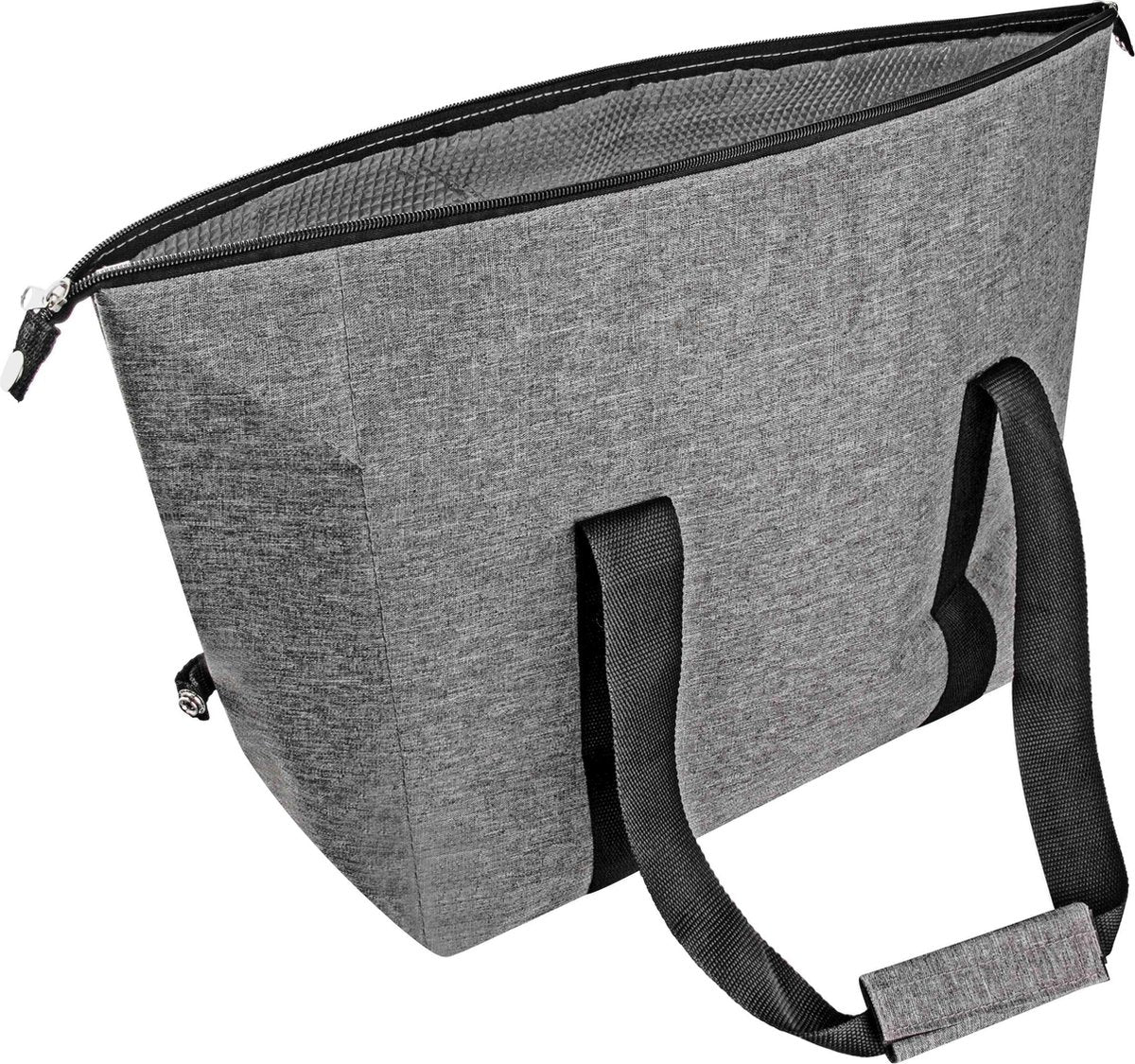 Koeltas / strandtas / picknicktas / lunch tas - grijs - 22L