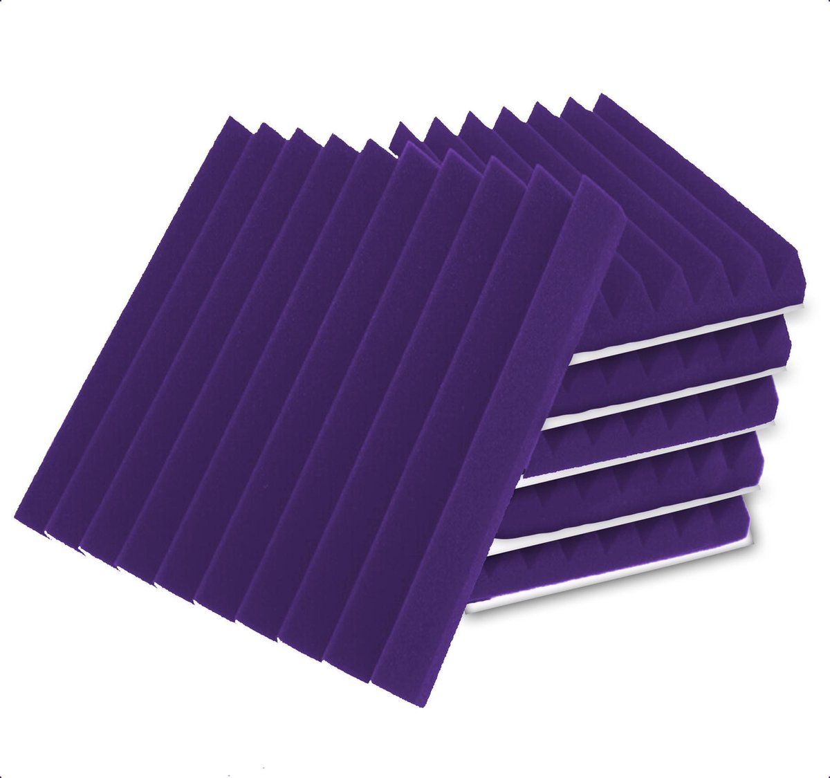 Zelfklevende geluidsisolatie | Akoestische panelen | isolatieplaten| Studioschuim | 30 x 30 x 2
