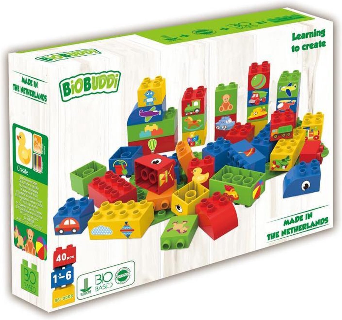 BiOBUDDi Blokken met Basisplaat-BB-0006