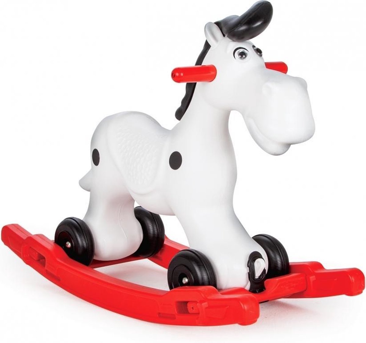 Jamara Hobbelpaard/loopwagen 2-in-1 Wit Junior