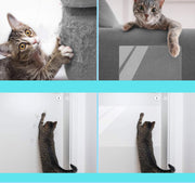 Vitamo™ Katten Anti Krab Training Sheets 6+2 Stuks Gratis - Meubelbescherming - Krabben - Diervriendelijke trainingstape - Tegen krabschade - Géén punaises nodig - Dubbelzijdig klevend - Transparant en extra groot - XL vellen