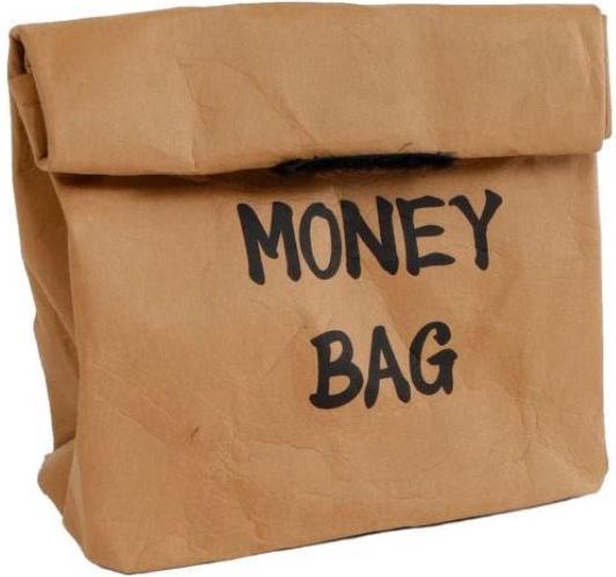 Gifts Amsterdam Spaarzak Money Bag 12 X 17 Cm Wasbaar Papier Bruin
