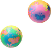 Stressbal Medium Density – 10 cm – Sensomotorische Stimulatie – Anti Stress –2 stuks – Regenboog Vlinder