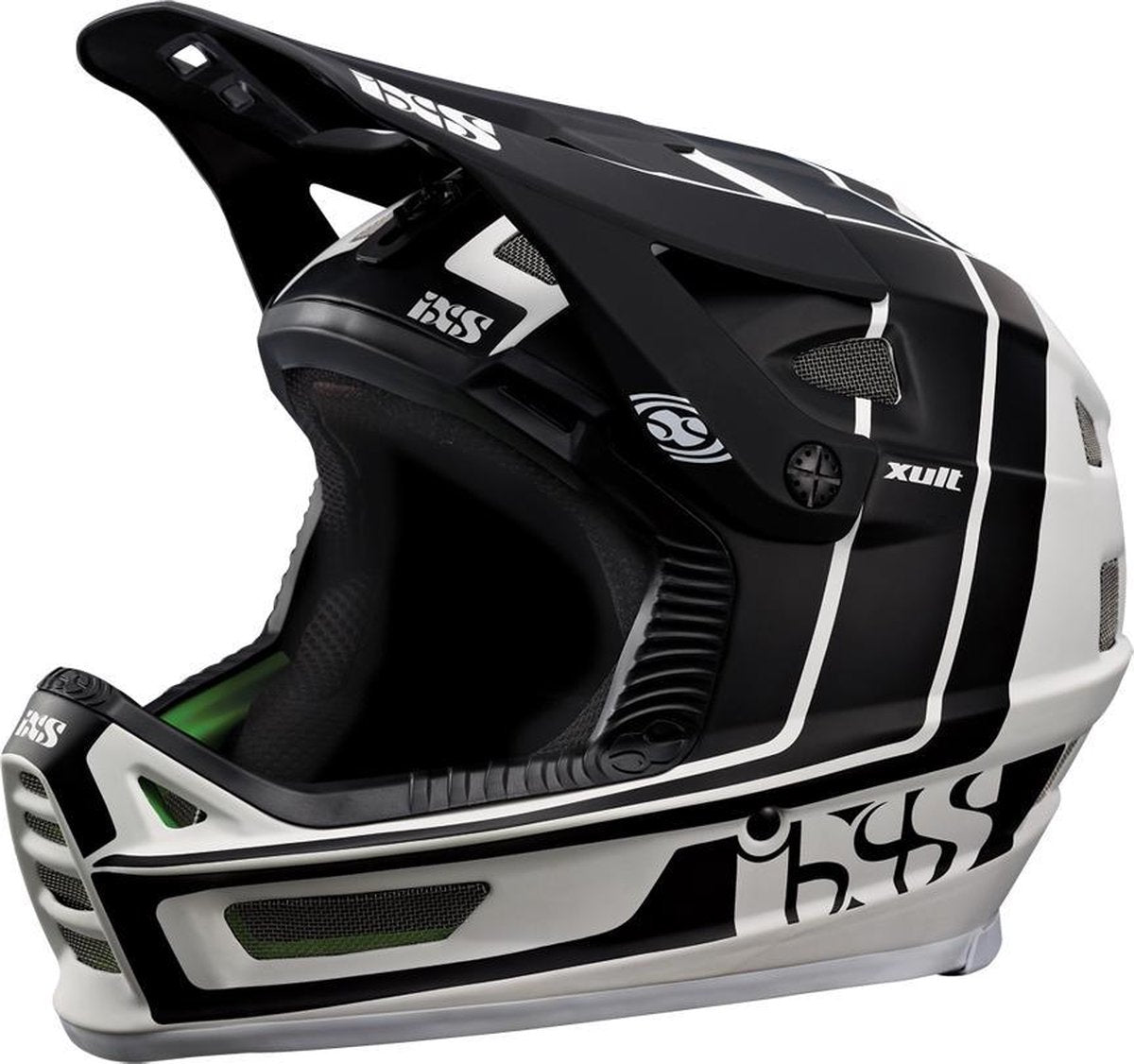 IXS Xult Downhill helm wit/zwart Hoofdomtrek 60-62 cm