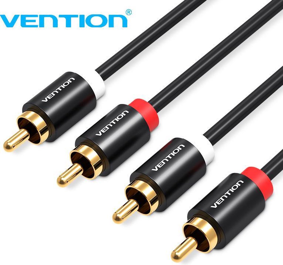 Vention 2 RCA naar 2 RCA Audiokabel 2 Meter