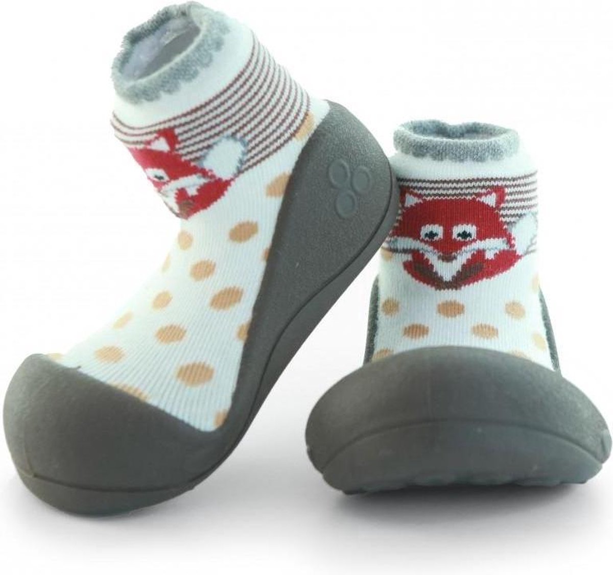 Attipas ZOO bruin babyschoenen