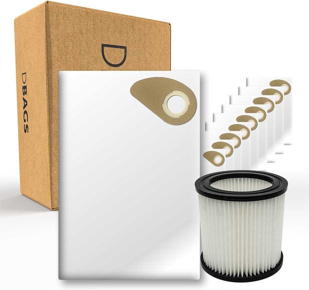 DBAGS Nilfisk Buddy II Servicebox (10 Stofzuigerzakken + Motorfilter)