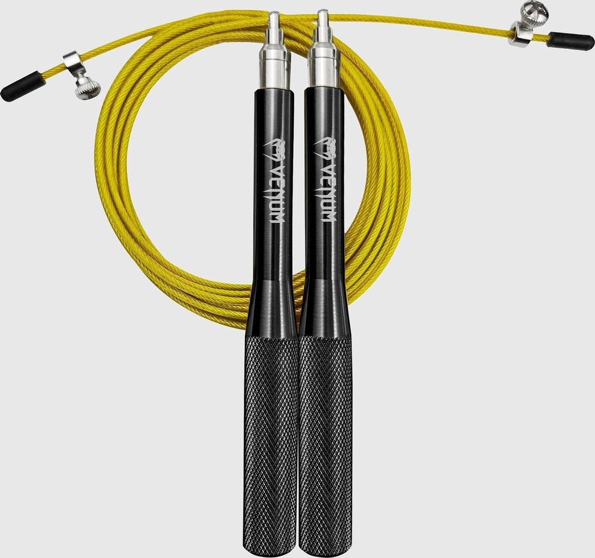 Venum Thunder Evo Jump Rope Springtouw Zwart Geel Venum Thunder Evo Jump Rope Zwart Geel