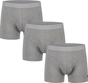 Boxershorts voor heren - bamboe - 3-pack - grijs - Small - geen logo in band - Bambocks