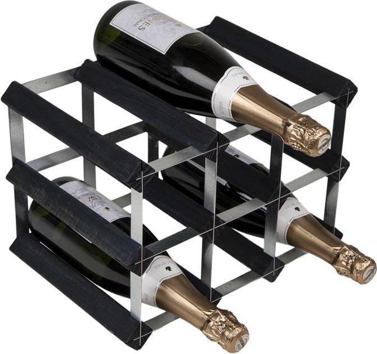RTA - Traditional wine rack 9 bottles black ash