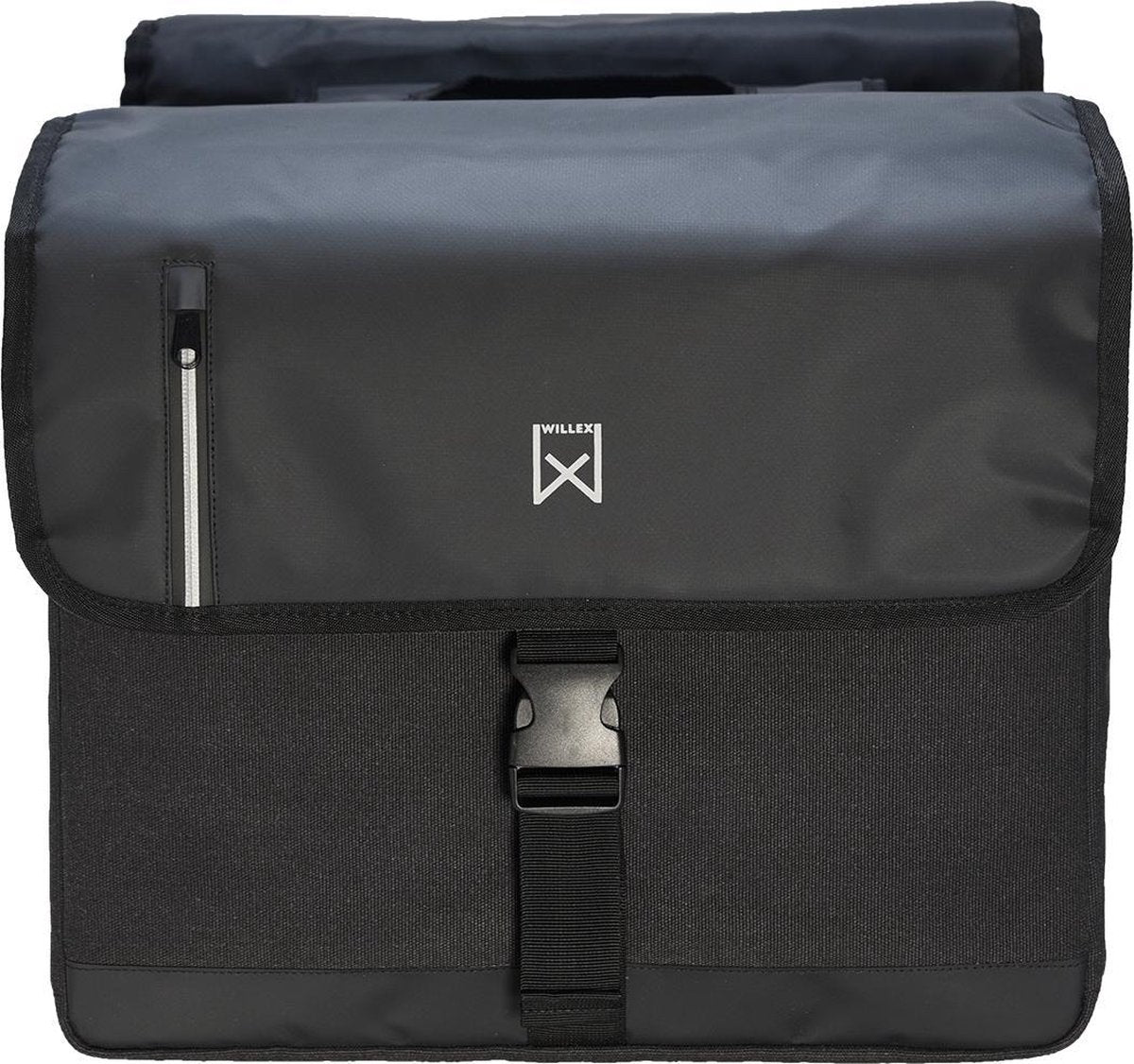 Willex Dubbele Fietstas Business - Zwart/Zwart - 46L