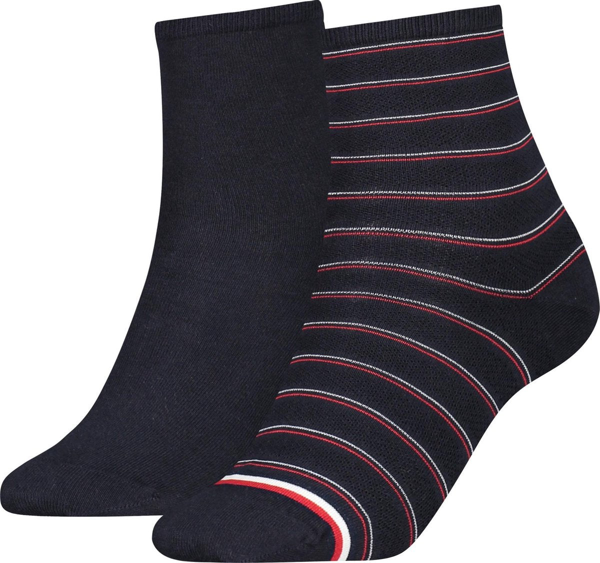 TH WOMEN SHORT SOCK 2P PREPPY