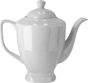 Gerimport Theepot 1200 Ml 20 Cm Porselein Wit 2-delig