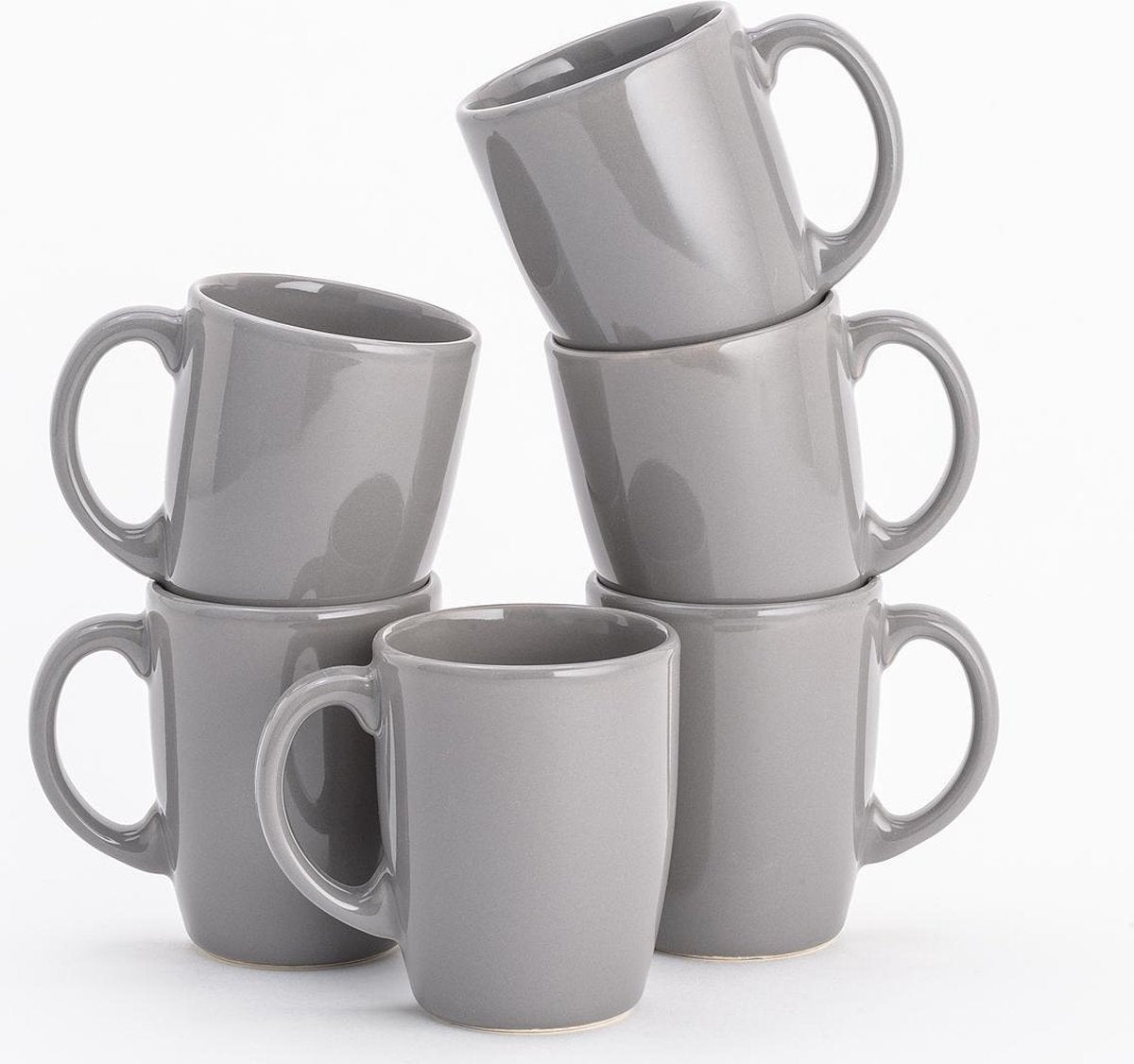 Lite-Body - Hermes - Thee beker 30cl - Set van 6 - Grijs