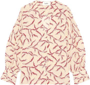 Ba&sh Clea Blouse Ecru  dames maat 40