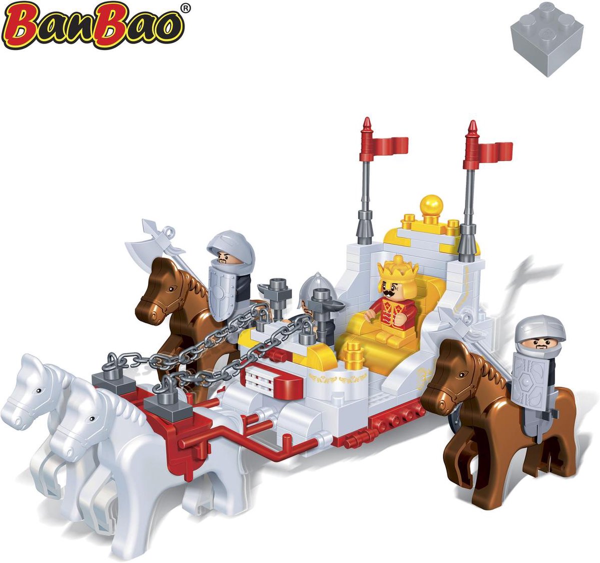 BanBao Kastelen Koninklijke koets - 8267