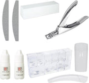 Kunstnagels Complete Set Deluxe - Transparant 500 stuks