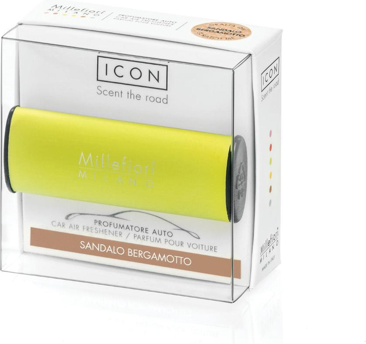 Millefiori Milano Auto parfum Sandalo Bergamotto (classic)