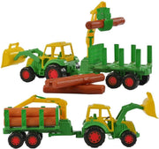 Tractor  Kevin  met Bomenaahanger & Laadkraan