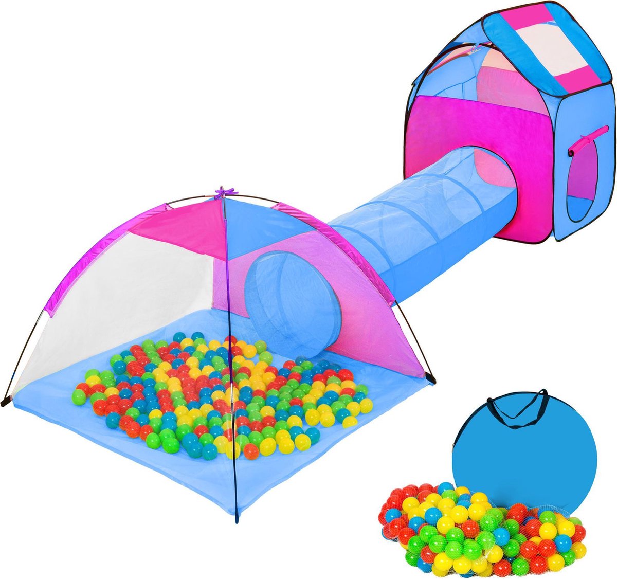 TecTake Iglo kindertent met ballenbak inclusief 200 ballen - Speeltent