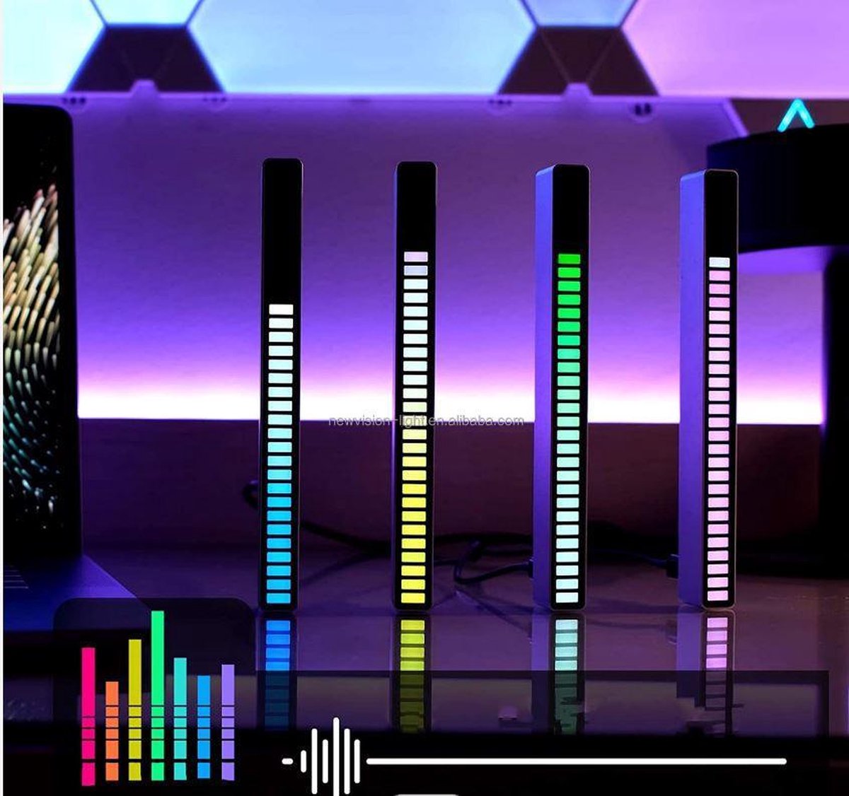 Rhythm Ledbar - Muziek VU Meter - Muziek led bar - Music ledbar