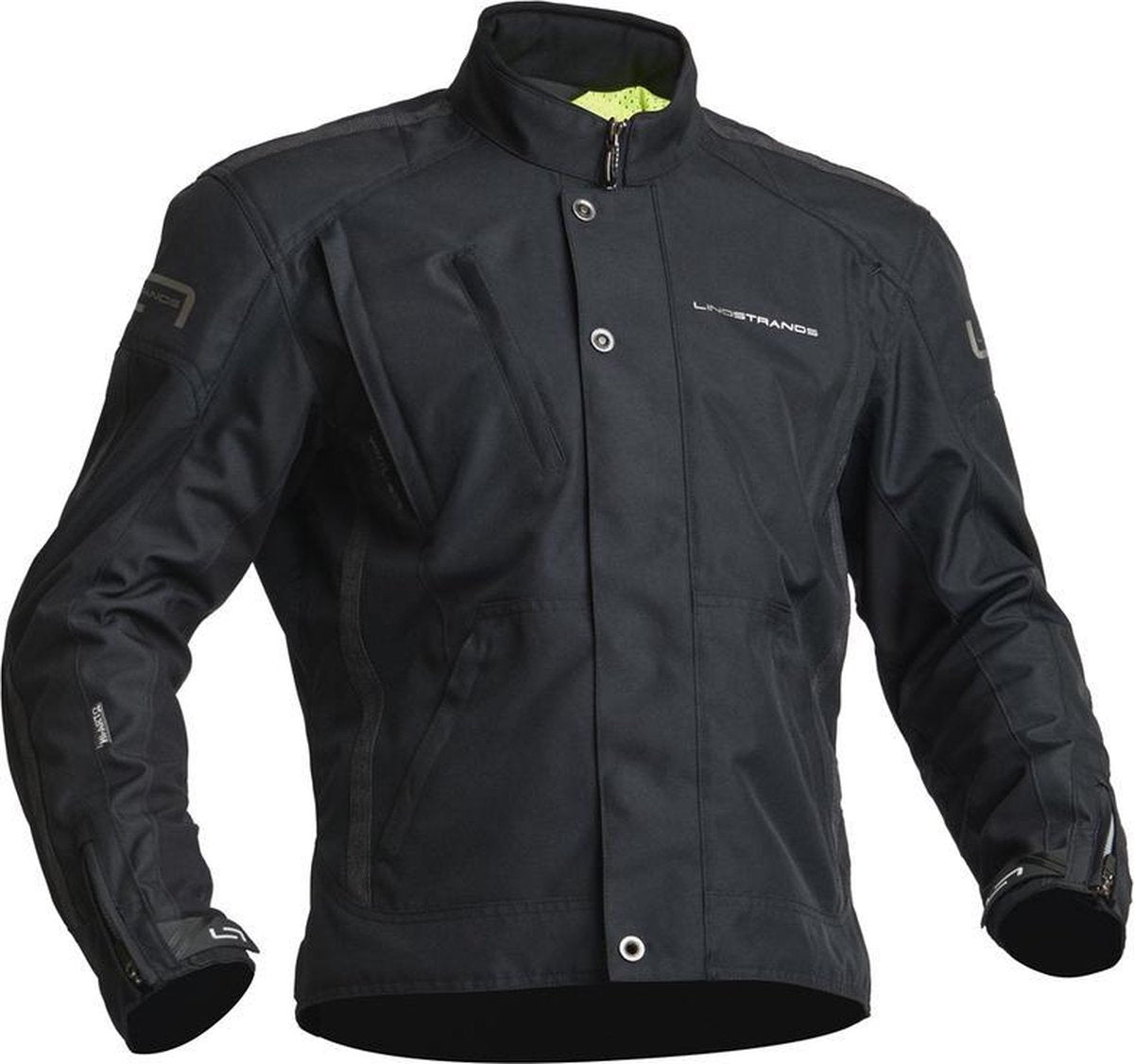 Lindstrands textiel motorjack Zagreb zwart 48