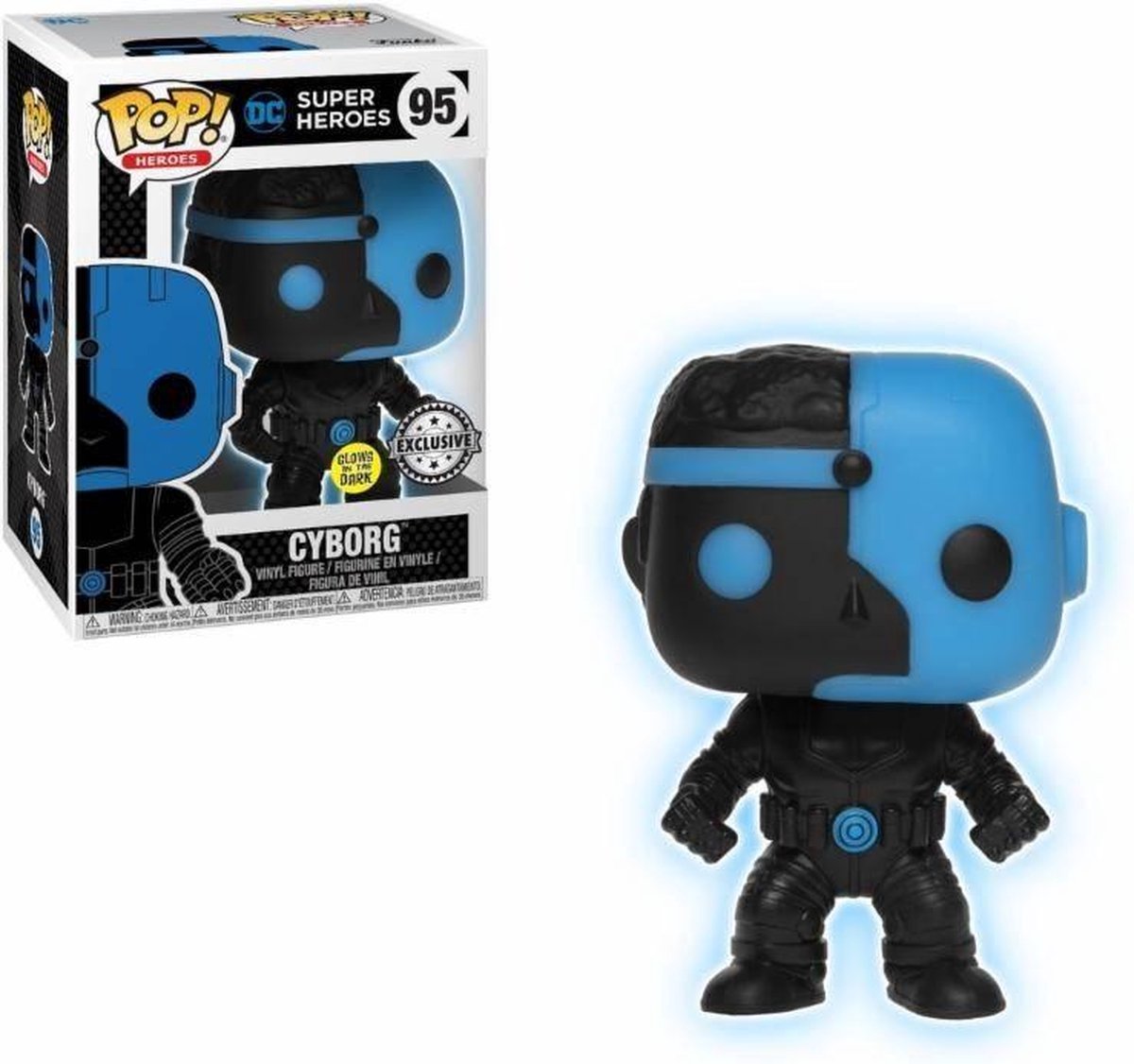 Cyborg Silhouette GitD #95 Limited Editie - Justice League DC Comics - Funko POP!