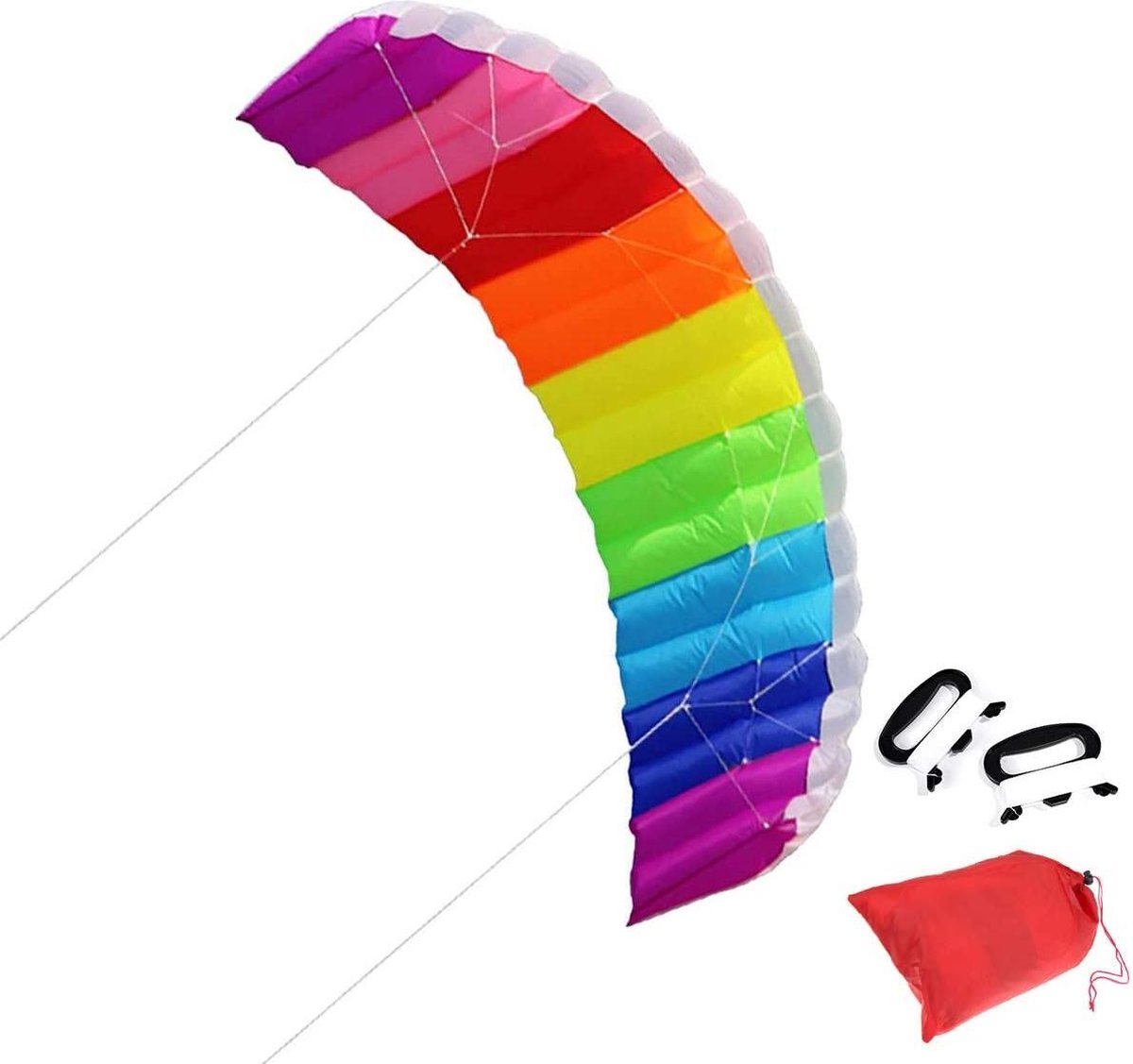Nince Matrasvlieger van hoge kwaliteit XXL - 30 Meter - Compleet pakket - Kinder vlieger