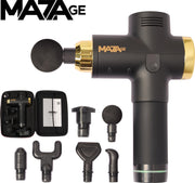 MAZAGE - Massage Gun - Massage apparaat - 6 opzetstukken - 20 standen