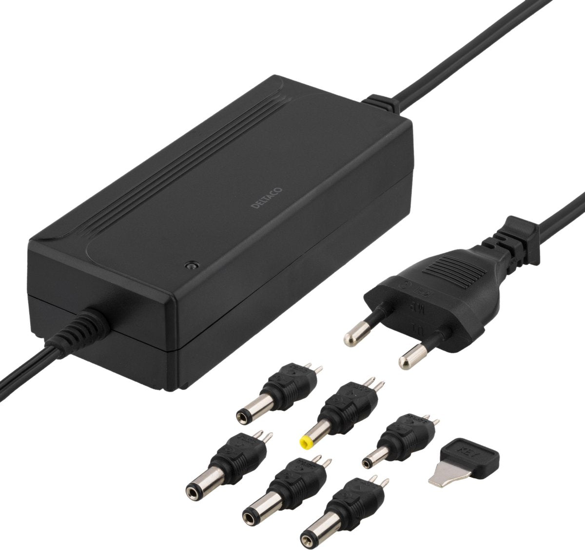 Deltaco PSR-30A Universele voedingsadapter - 36W - 8 Verwisselbare connectoren - Zwart