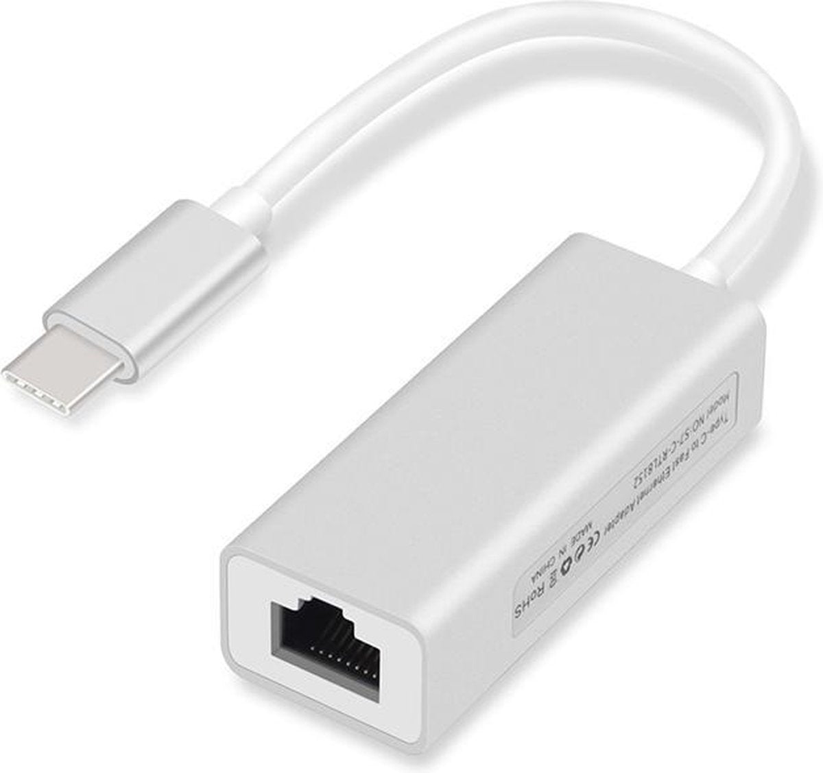 USB-C naar Ethernet Adapter - Ethernet port - Apple - Samsung - Chromebook - Lenovo - HP - Dell XPS - Space Grey