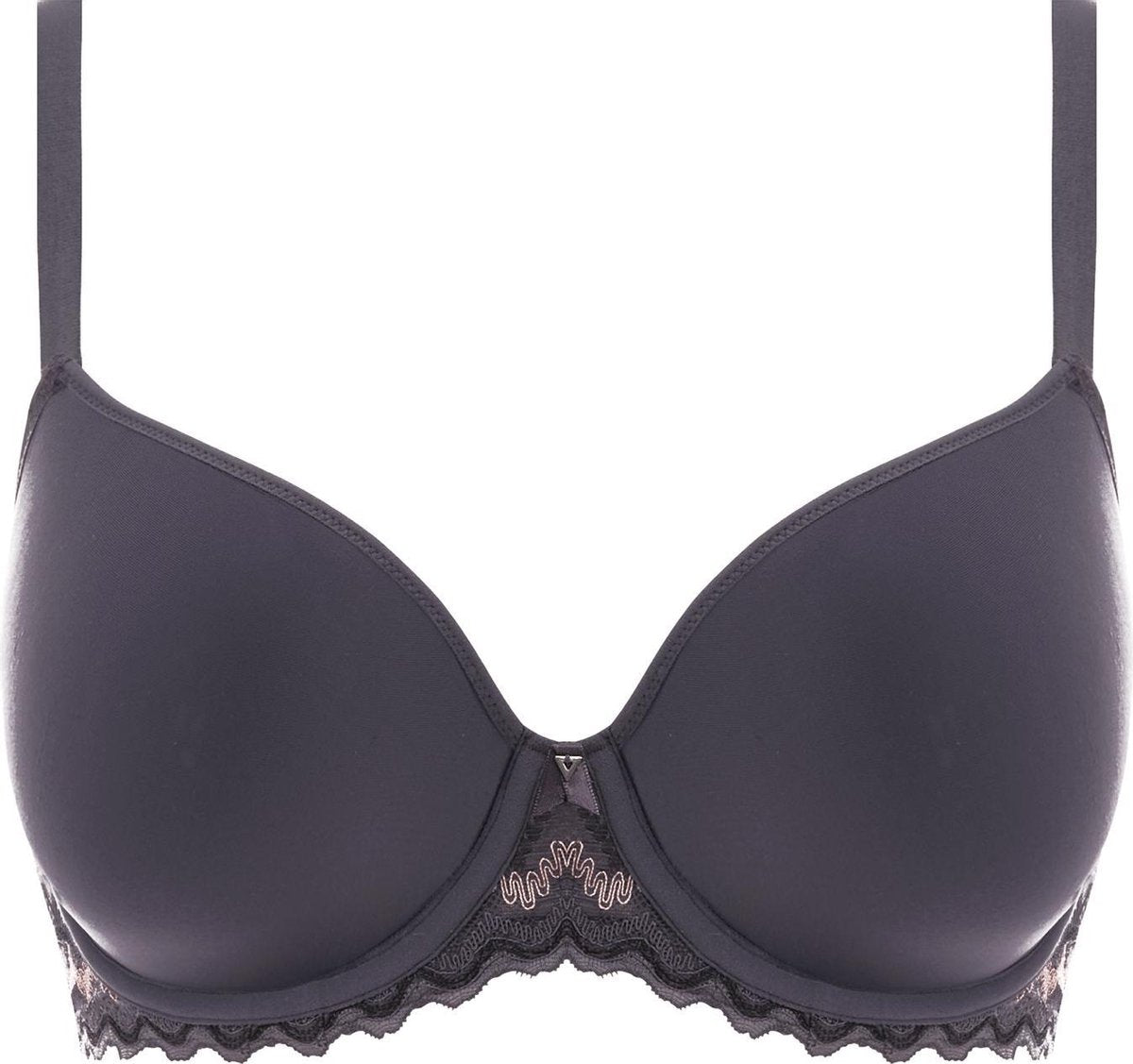 Freya FESTIVAL VIBE UW Moulded Plunge T-Shirt Bra Vrouwen Beha - CINDER - Maat 70G