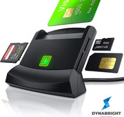 EID Kaartlezer - DynaBright - Identiteitskaartlezer - Card Reader - EID Kaartlezer Identiteitskaart - België - USB 2.0