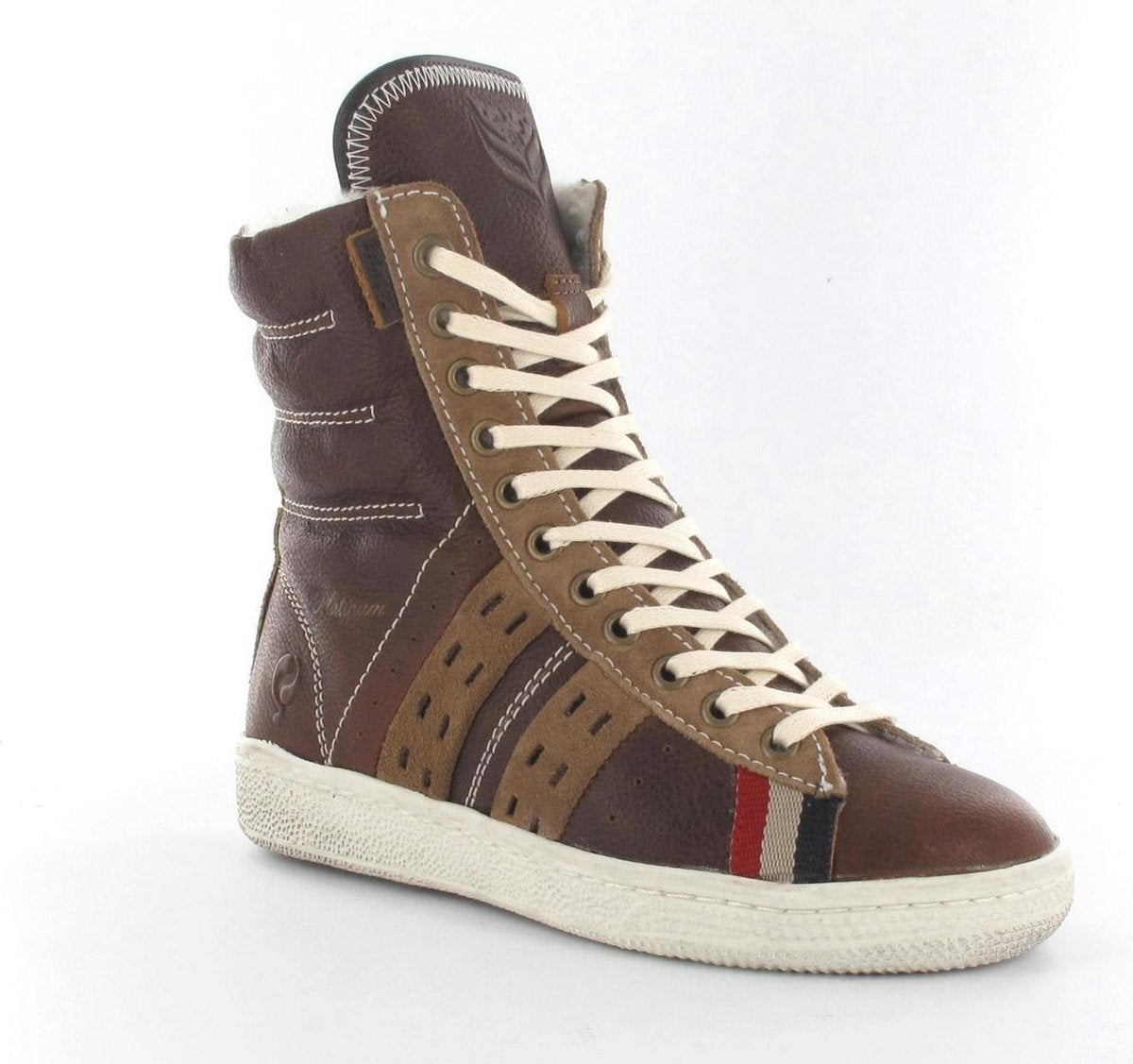 Quick Platinum DLx - Sportschoenen - Kinderen - Maat 29 - Licht Bruin;Wit;Rood