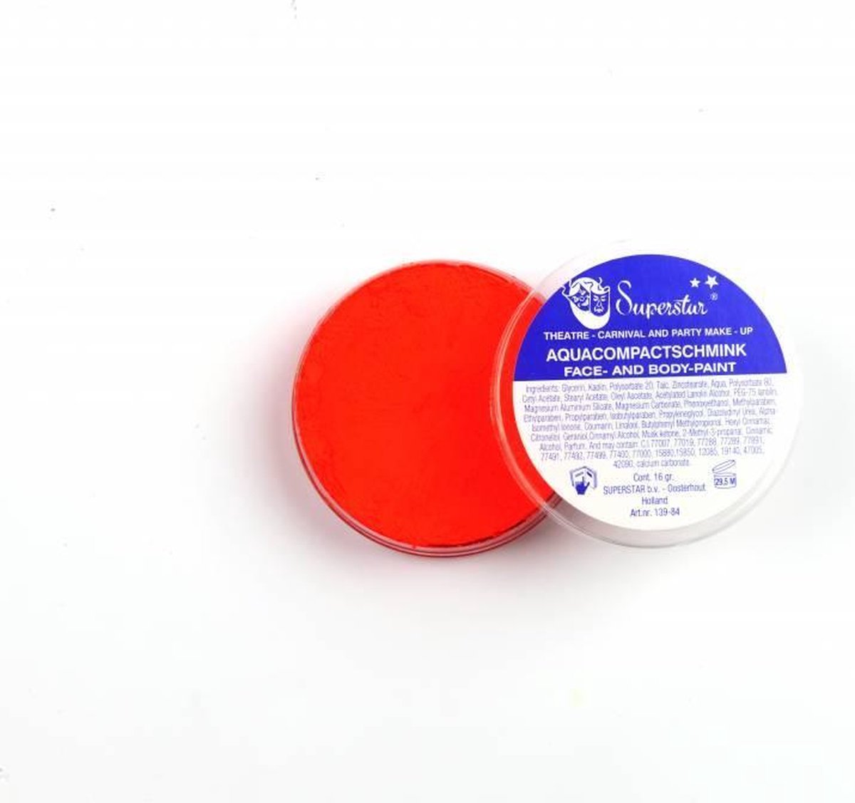 Aqua facepaint 45gr oranje