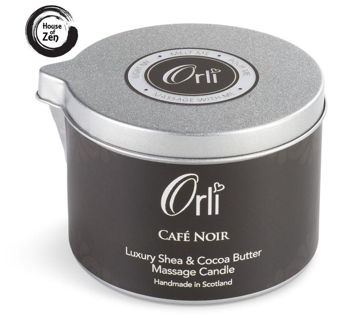 Vegan Massage Olie Café Noir - biologisch en dierproefvrij