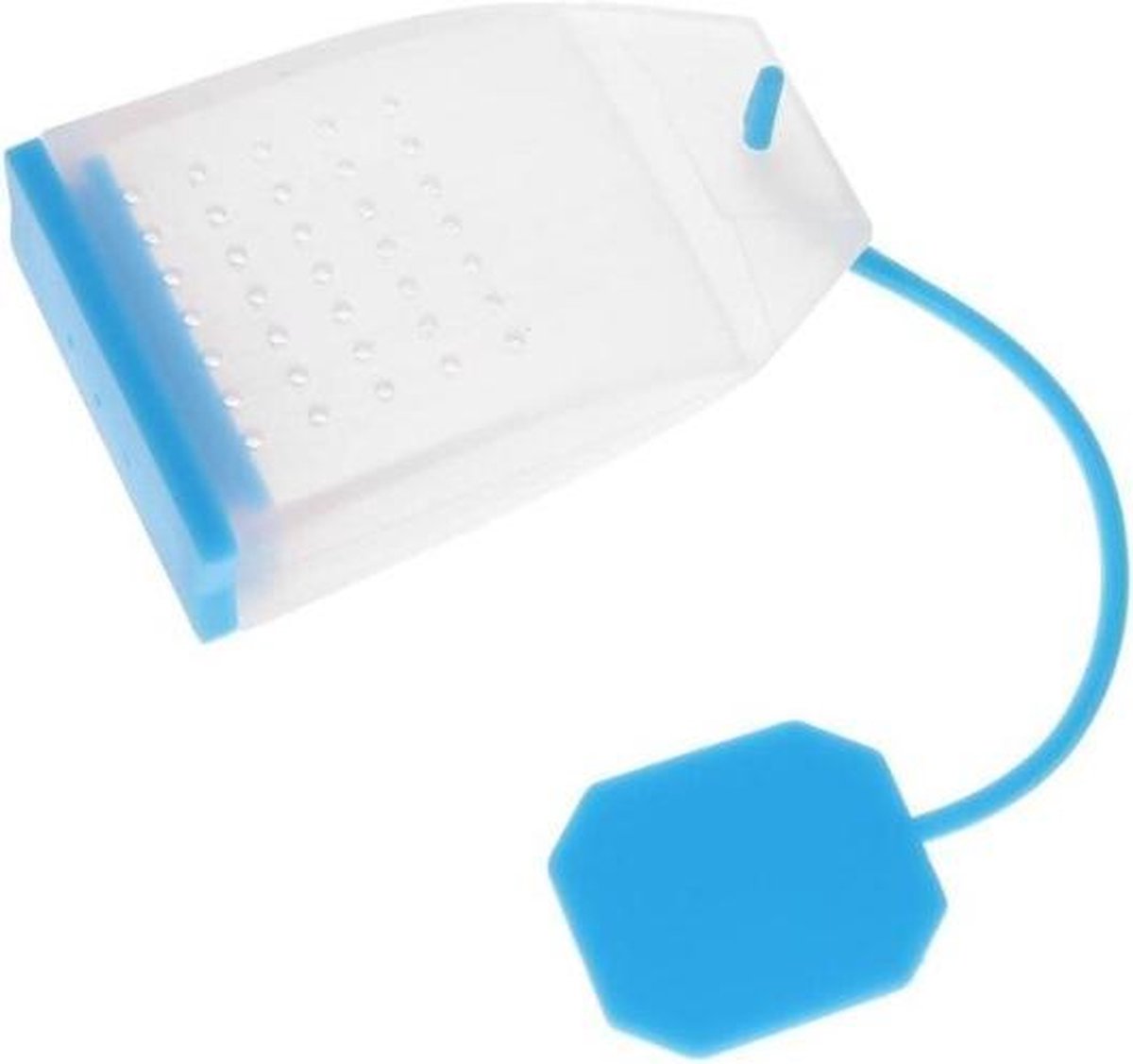 Thee Zakje Blauw – Theefilter Zak – Losse Theezeef – Kruidenbol – Zeef – Tang – Infuser – Thee ei – Zakje – Thee –Theemannetje – Accessoires – EPIN 3D