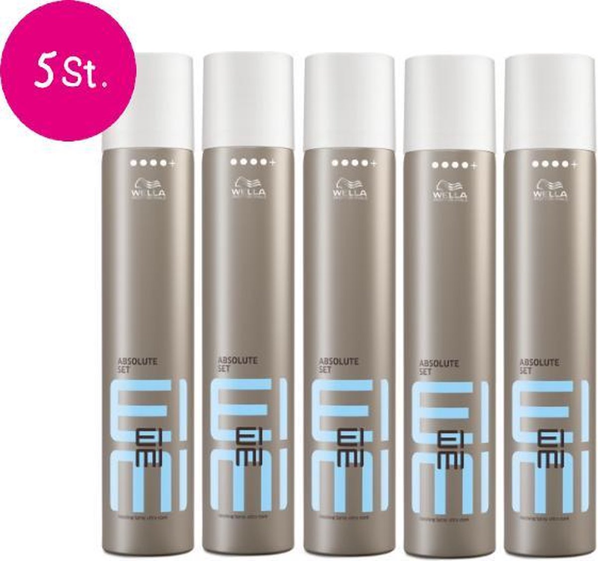 5x Wella EIMI Absolute Set Haarlak 500ml