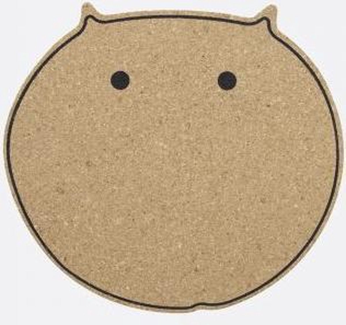 Point-Vergule - Panonderzetter uit Kurk Kat - 16.5x14.5x0m