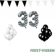 33 jaar Verjaardag Versiering Pakket Zebra