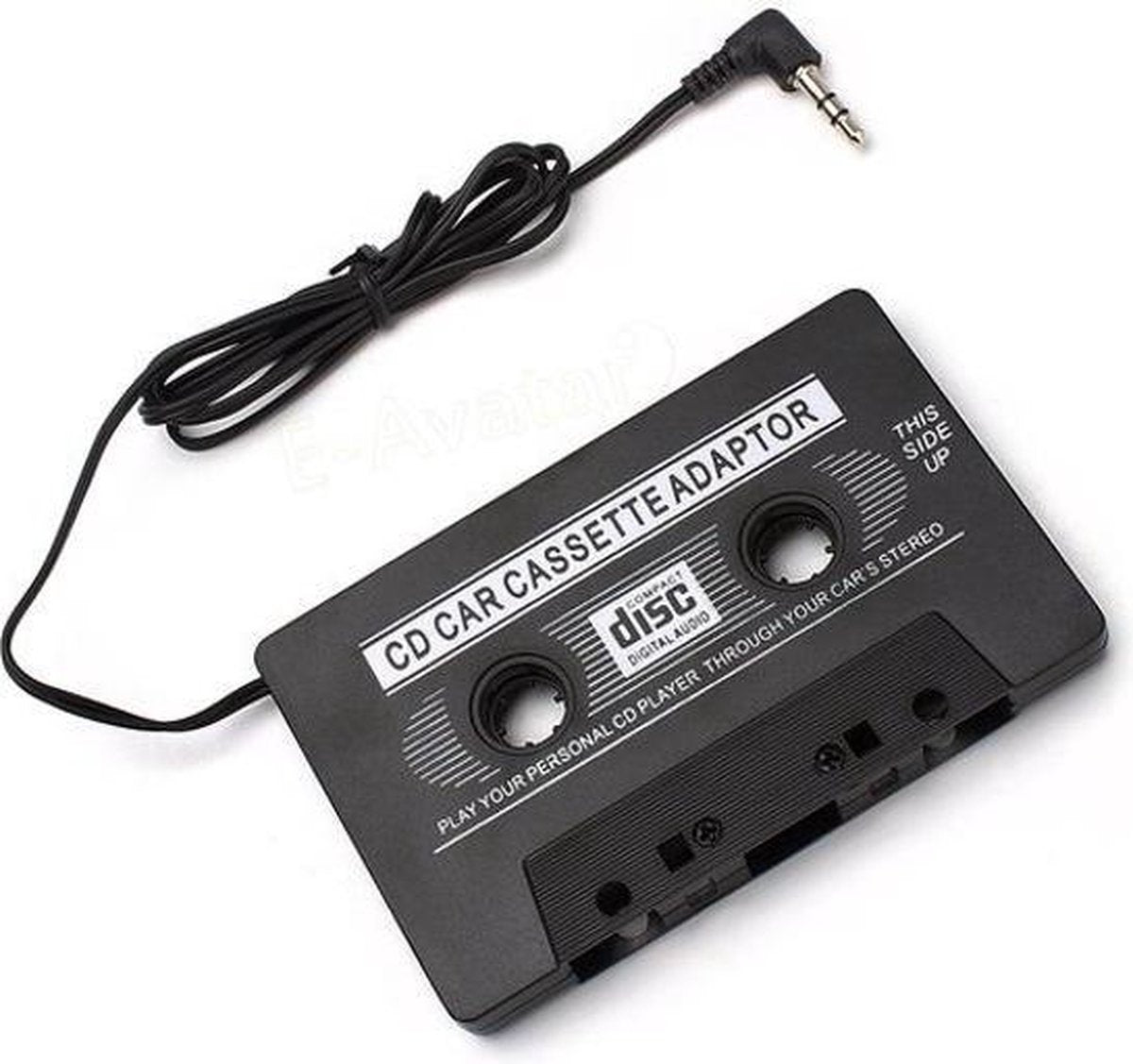Cassette adapter voor in de auto