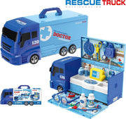 Dokterset Speelgoed | Speelgoed Dokter Plastic | Dokter Speelgoed Set – Dokterskoffertje | Speelgoed Dokterskoffertje - Truck