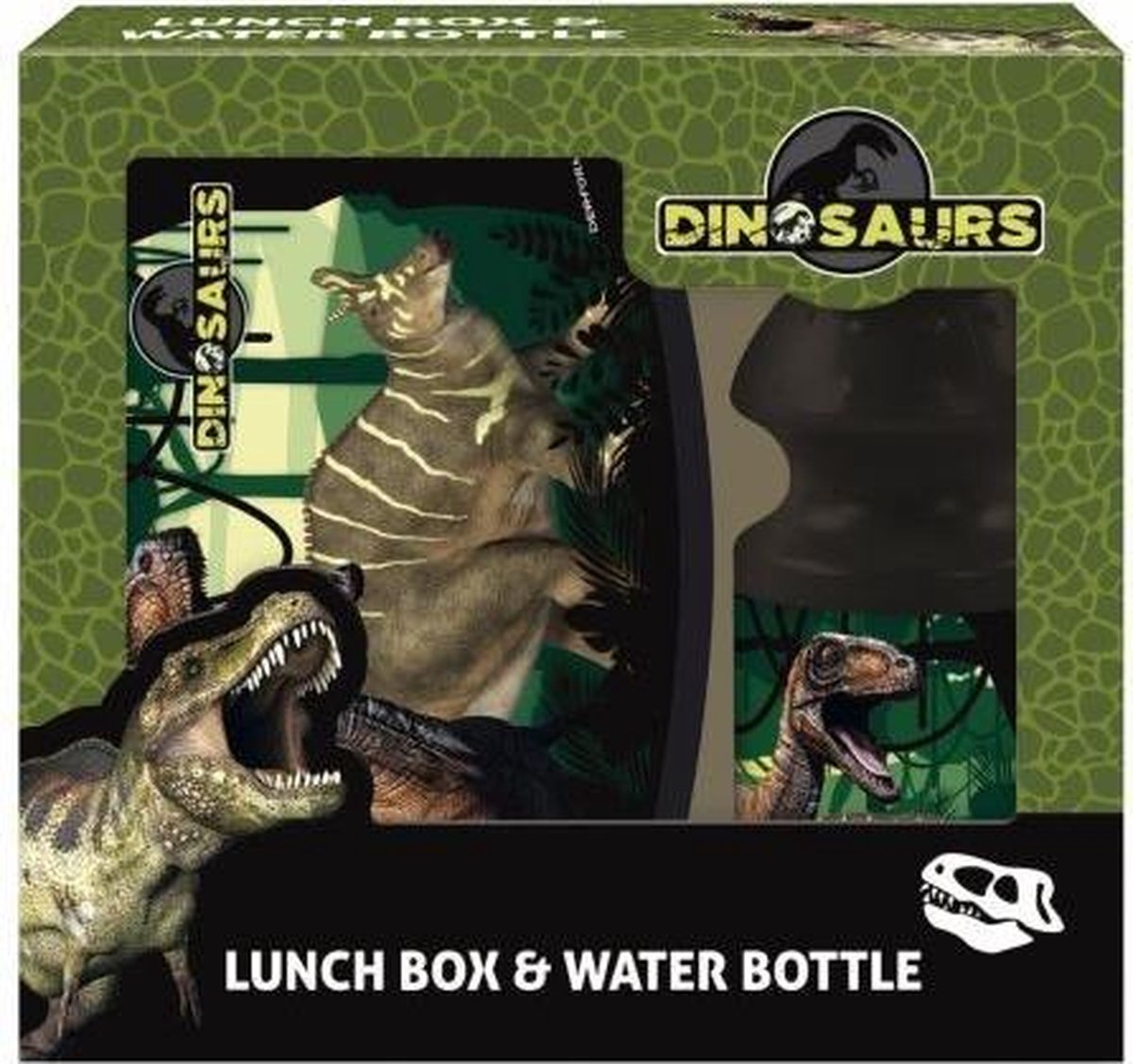 Dinosaurus Set Lunchbox + Bidon - Polypropyleen