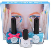Ciaté corrupted neon manicure blue Nail Art kit