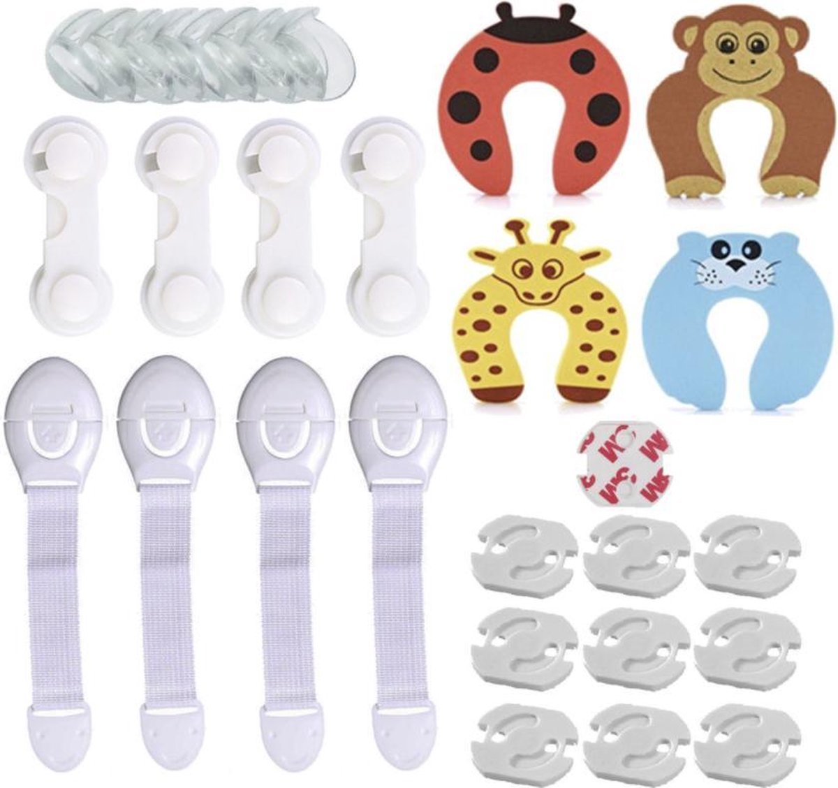Kind Veiligheid complete set -  kinderbeveiliging voor kasten